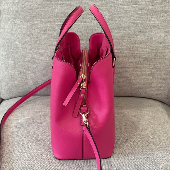 Kate Spade Laurel Way Reese Satchel Bag In Pink - Picture 4 of 9